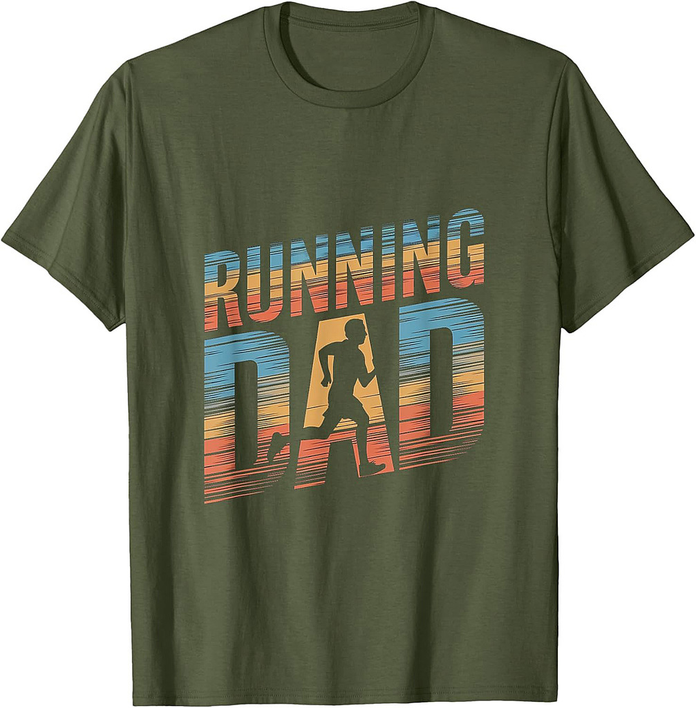 Running Dad Funny Marathon Runner Father T-Shirt