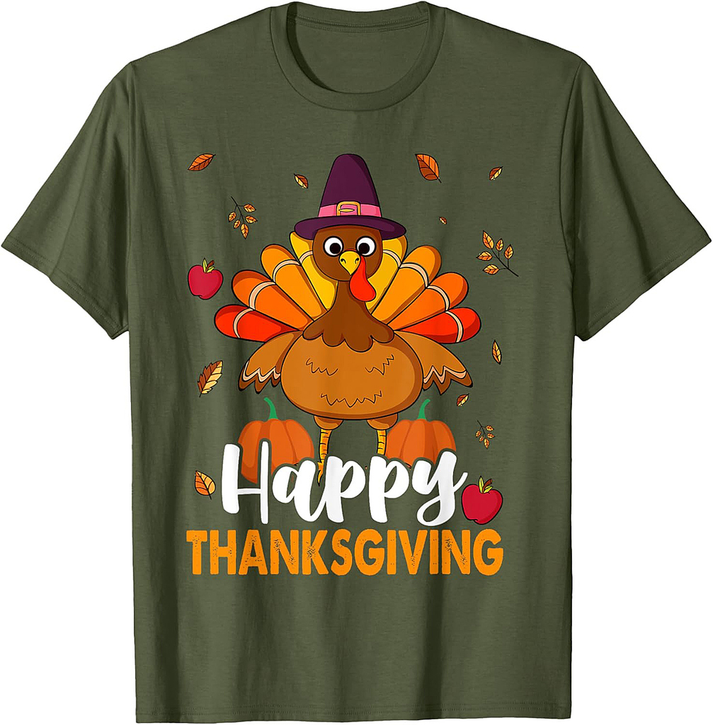 Happy Thanksgiving for Turkey Day Family Dinner Thanksgiving T-Shirt