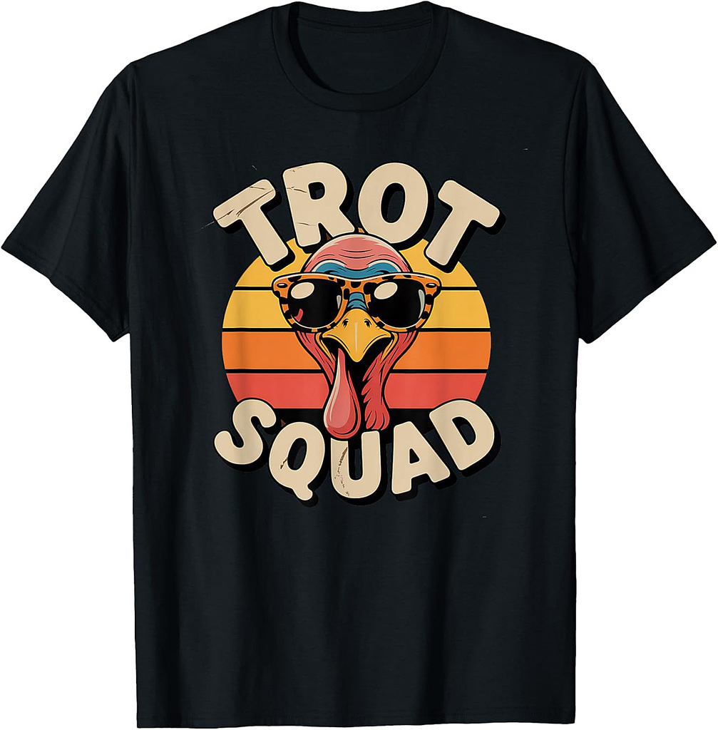 Thanksgiving Turkey Trot Squad 2025 Trot Race Women Men T-Shirt