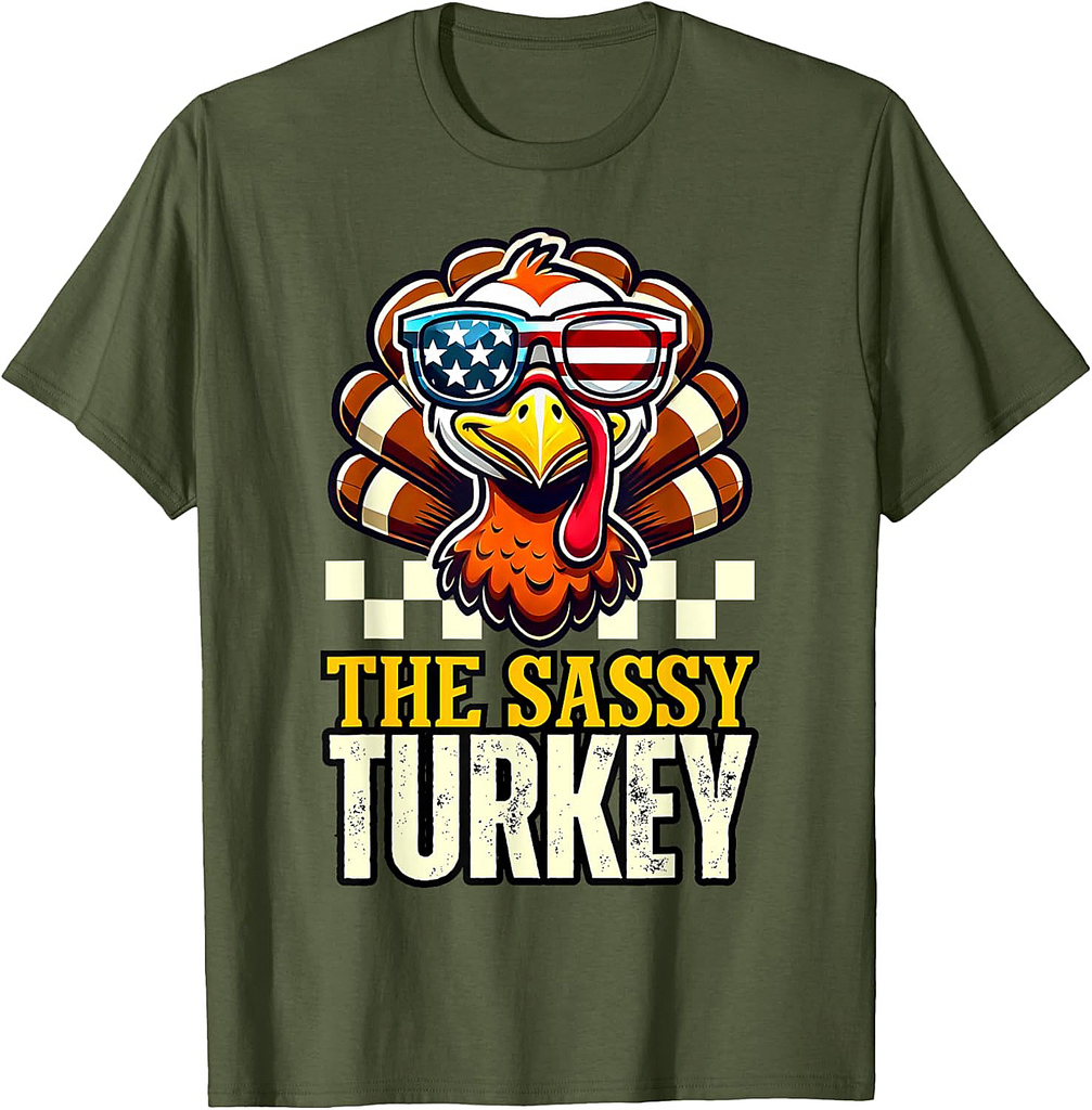 Sassy Turkey Dinner Group matching family thanksgiving T-Shirt