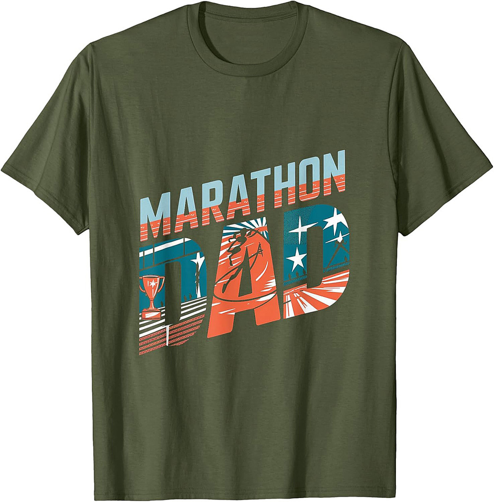 Marathon Dad Running Father T-Shirt