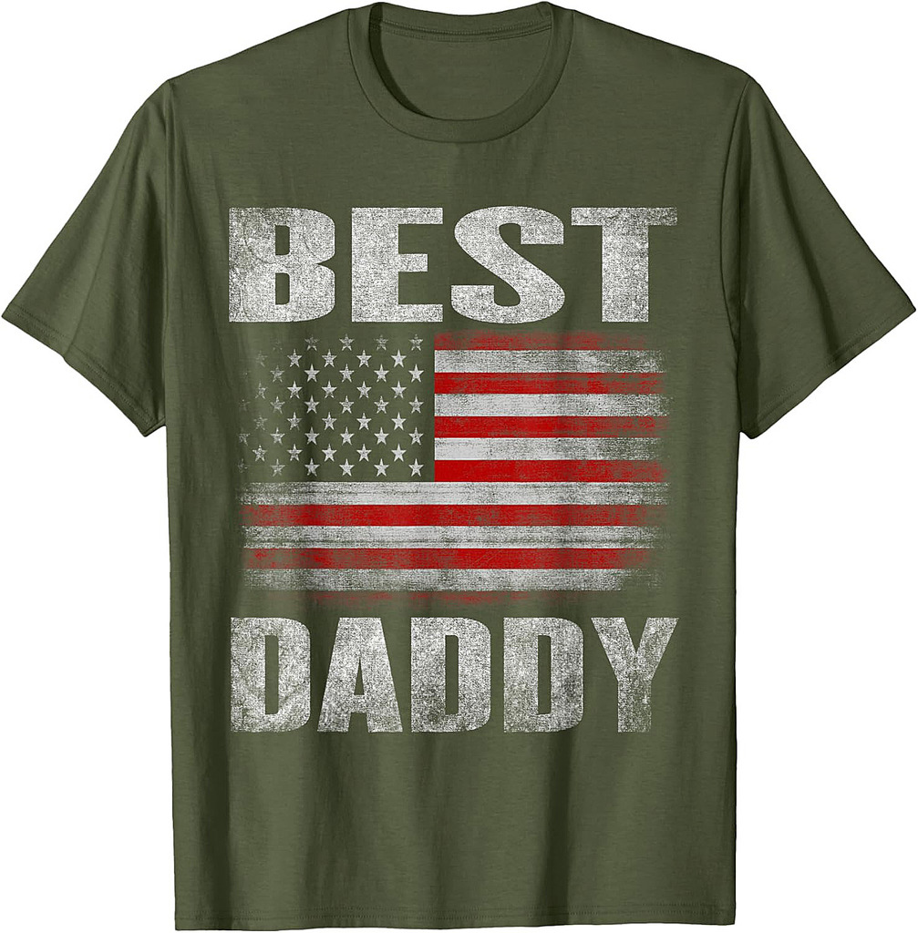 Best Dad Ever for Father's Day Daddy retro Women Men T-Shirt