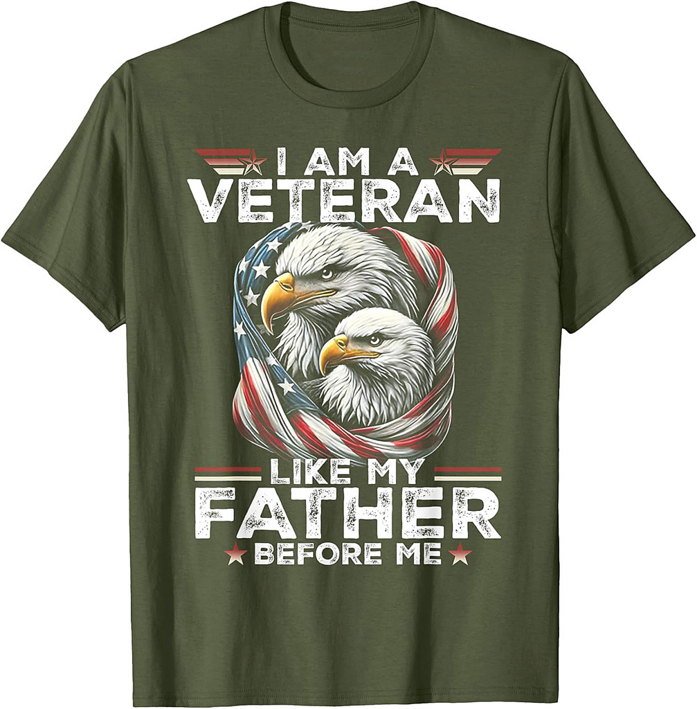 I Am A Veteran Like My Father Before Me T-Shirt