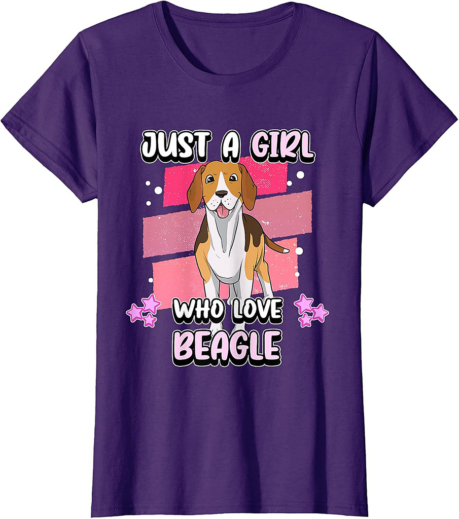 Just a Girl who love Beagle Dog T-Shirt