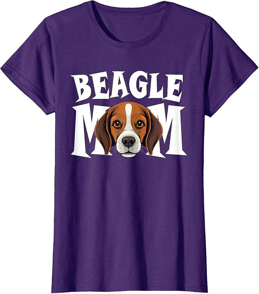 Beagle Mom Cute Beagle Momma Puppy Dog Women's T-Shirt