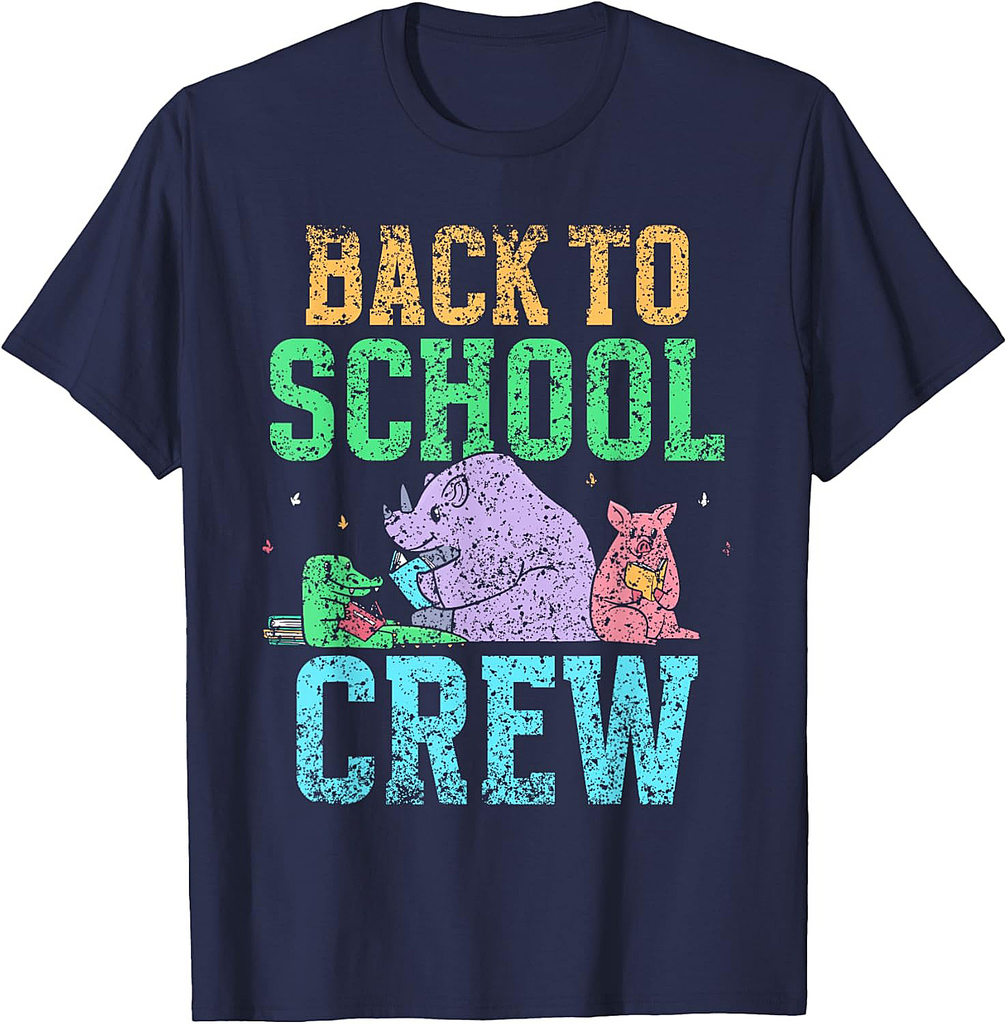 Back To School Crew Teacher Pupil Kids Back To School T-Shirt