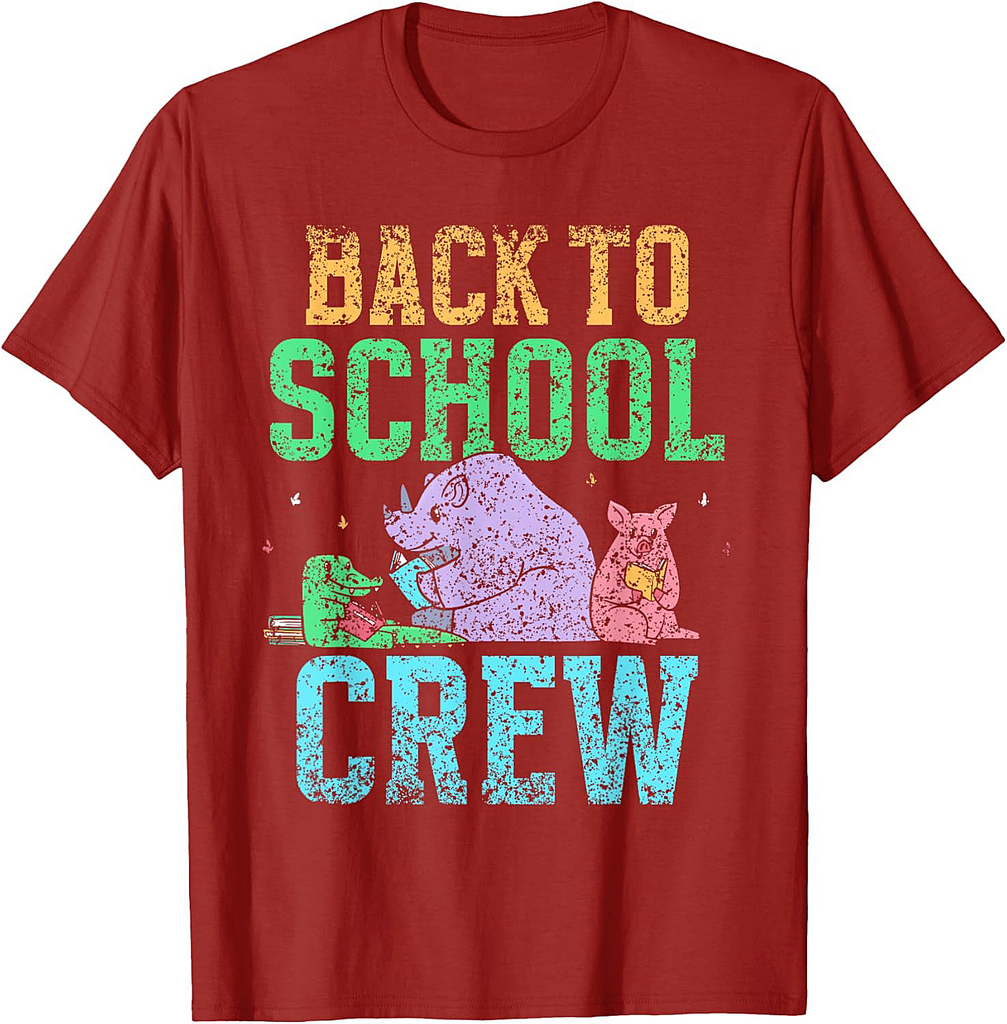 Back To School Crew Teacher Pupil Kids Back To School T-Shirt