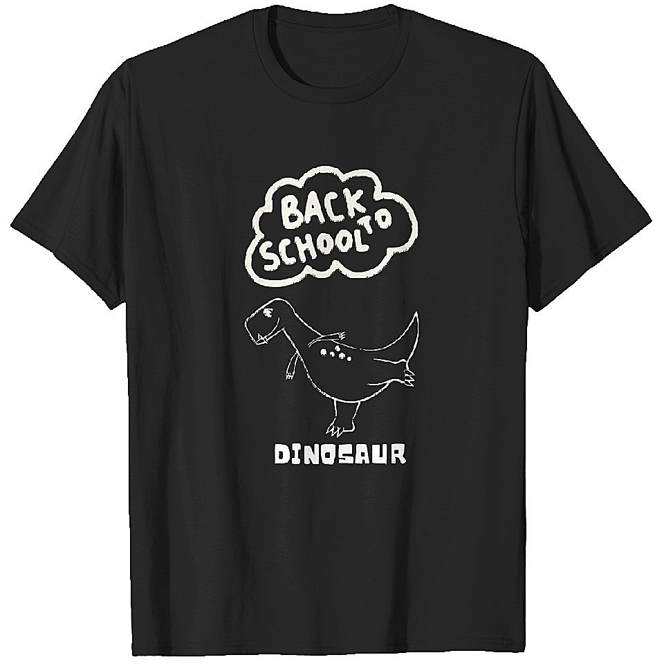 Back To School Dinosaur back to School Dinosaur T-Shirts Heavyweight T-shirt Men
