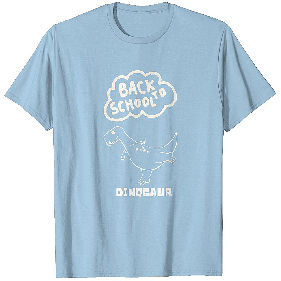 Back To School Dinosaur back to School Dinosaur T-Shirts Heavyweight T-shirt Men