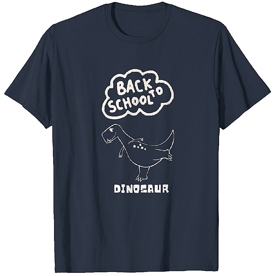 Back To School Dinosaur back to School Dinosaur T-Shirts Heavyweight T-shirt Men
