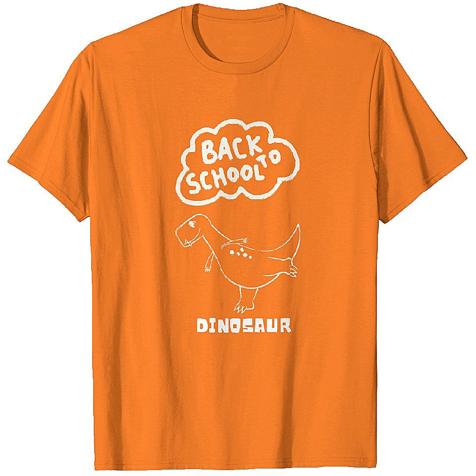 Back To School Dinosaur back to School Dinosaur T-Shirts Heavyweight T-shirt Men