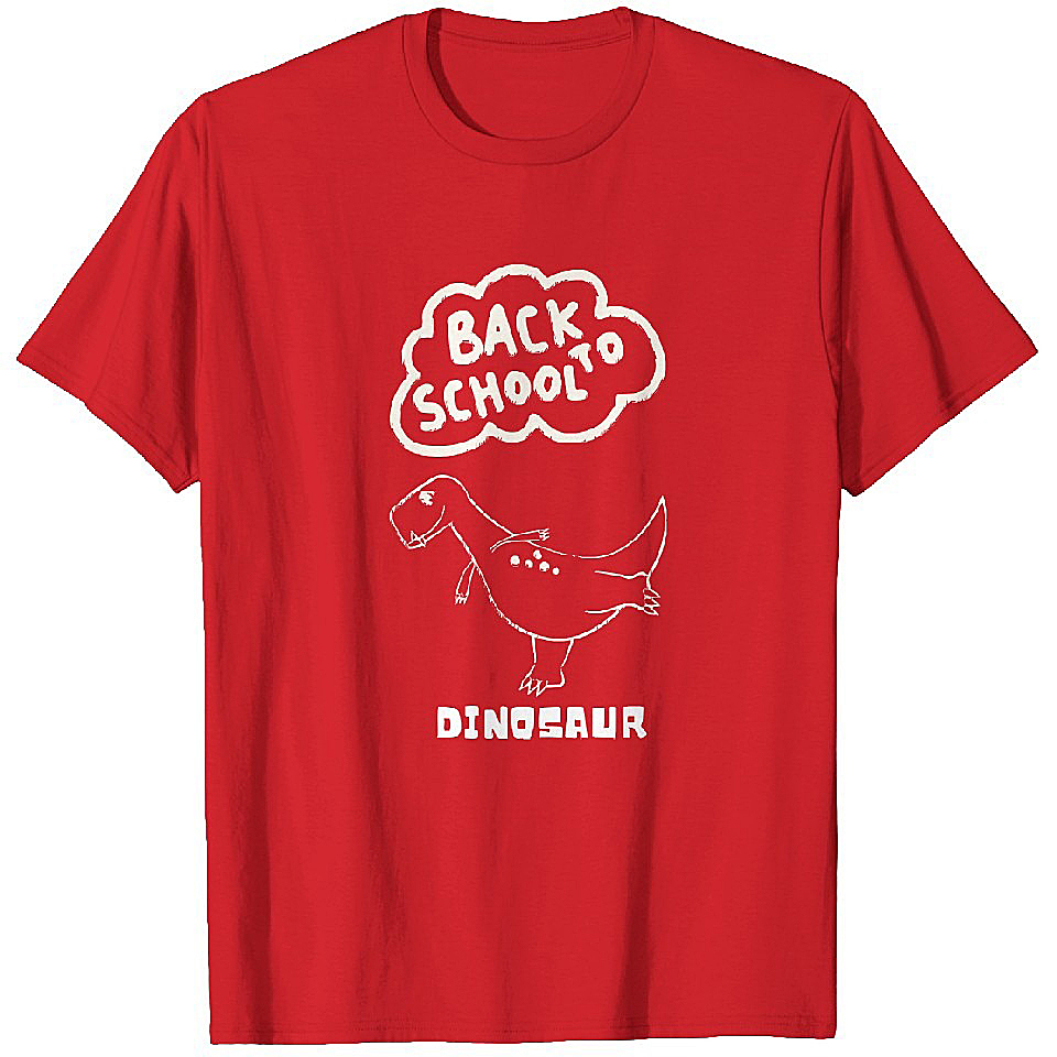 Back To School Dinosaur back to School Dinosaur T-Shirts Heavyweight T-shirt Men