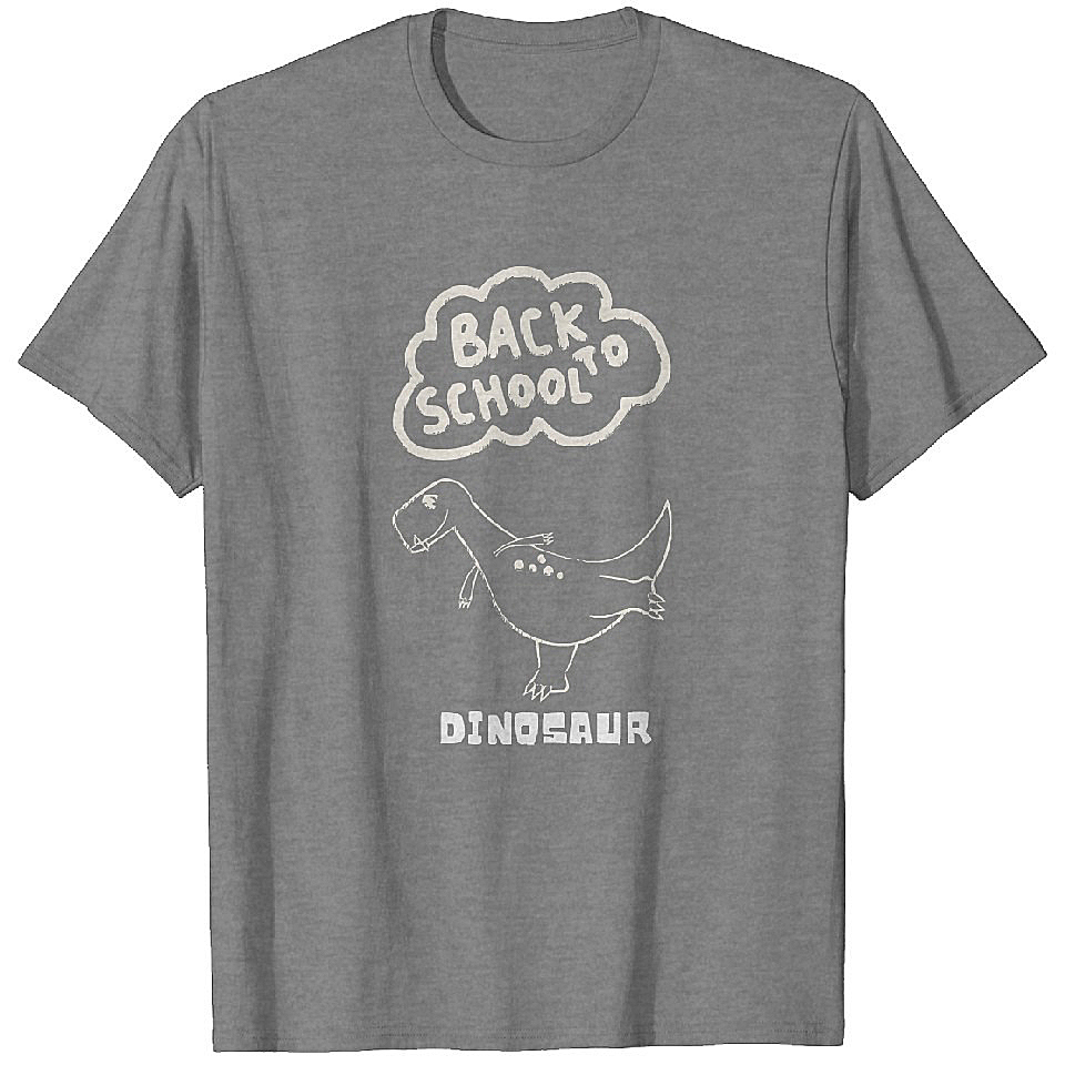 Back To School Dinosaur back to School Dinosaur T-Shirts Heavyweight T-shirt Men