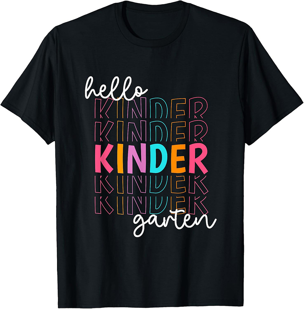 Back to School Kindergarten Student T-Shirt | Teacher Gift Tee