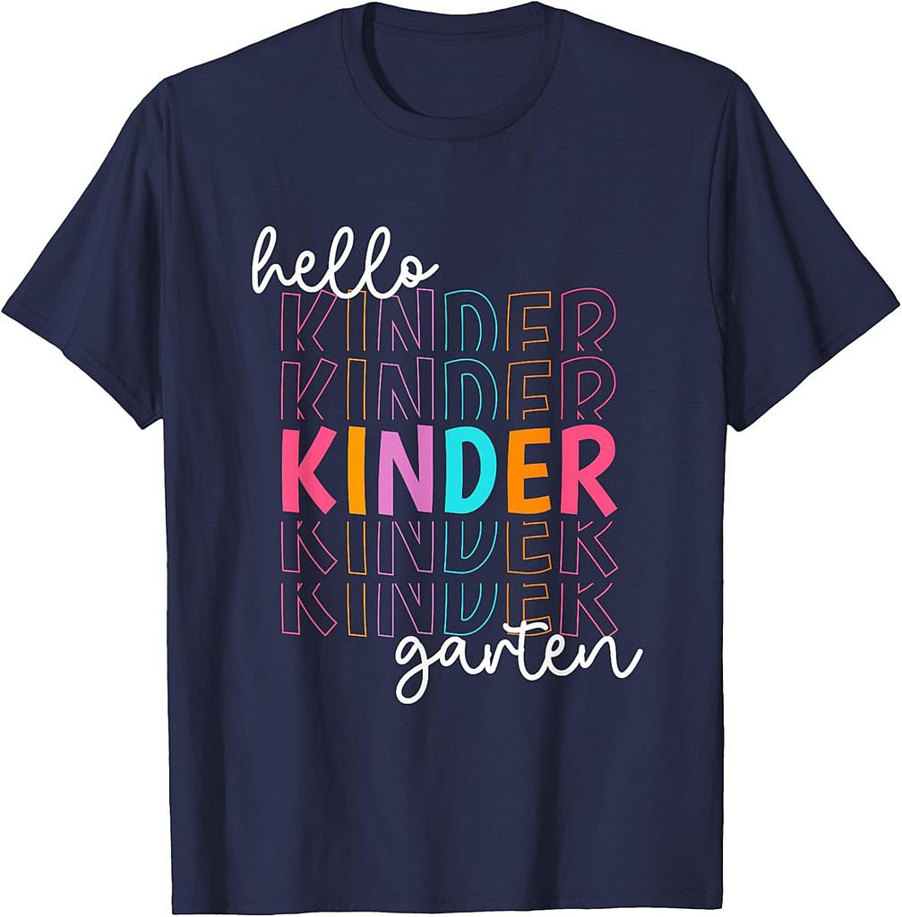 Back to School Kindergarten Student T-Shirt | Teacher Gift Tee