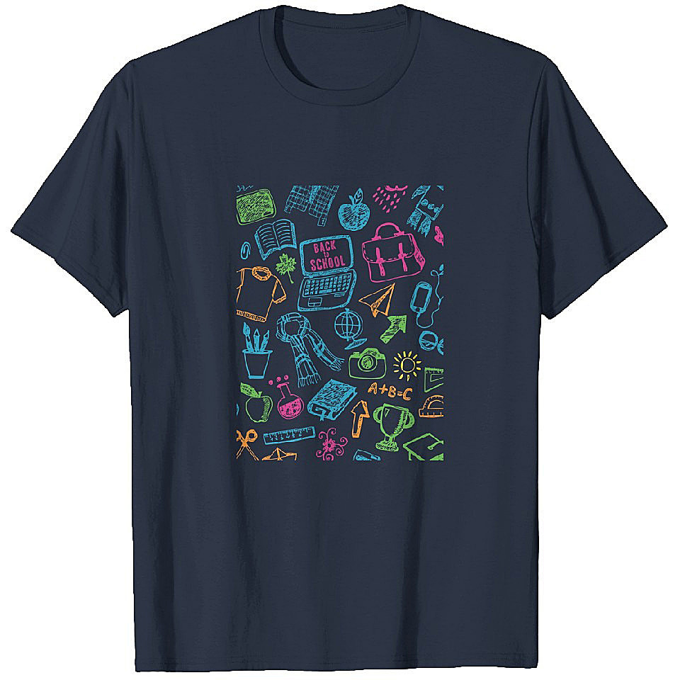 Back To School Teacher, Back To School Students T-Shirts Heavyweight T-shirt Men