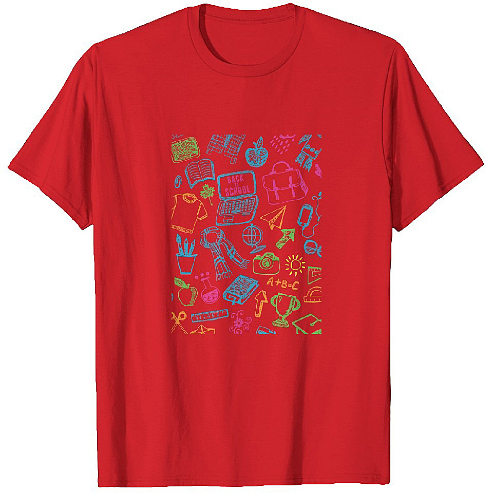 Back To School Teacher, Back To School Students T-Shirts Heavyweight T-shirt Men