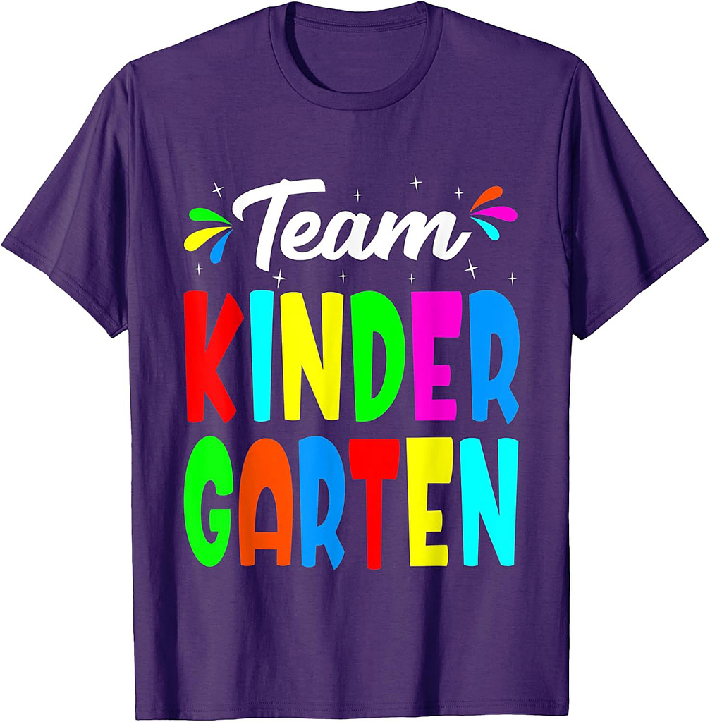 Back To School Team Kindergarten Squad Teacher Student T-Shirt
