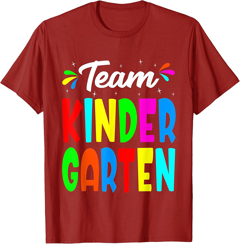 Back To School Team Kindergarten Squad Teacher Student T-Shirt