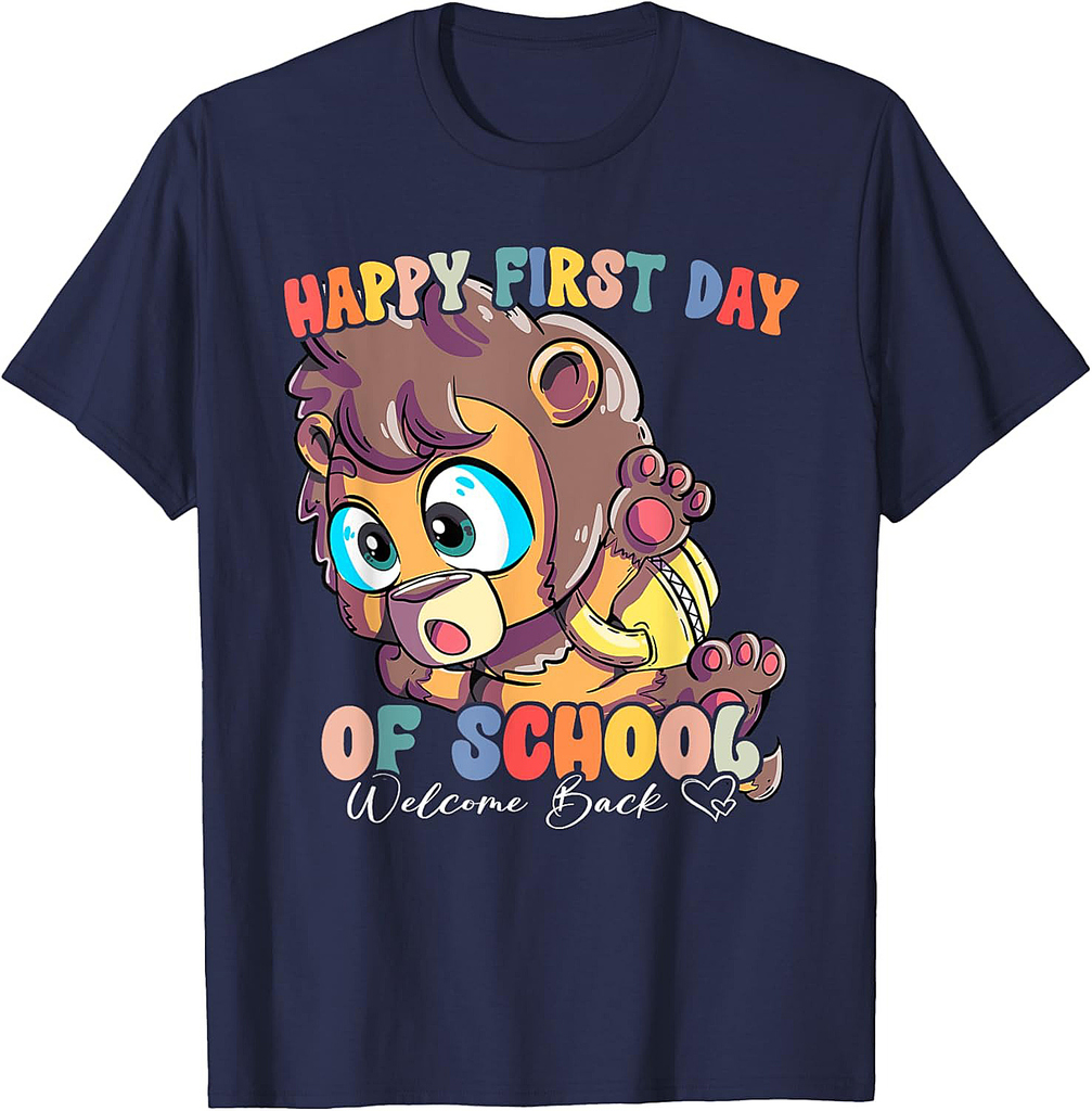 Back To School Vibes Happy First Day Of School T-Shirt