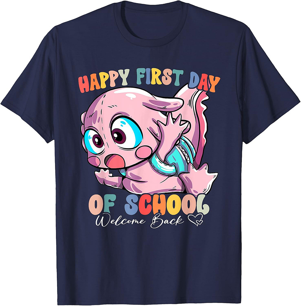 Back To School Vibes Happy First Day Of School T-Shirt