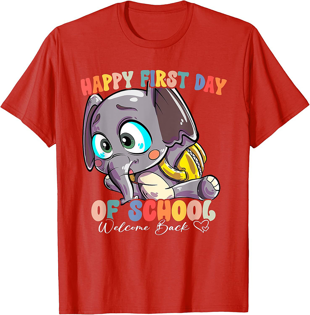 Back To School Vibes Happy First Day Of School T-Shirt