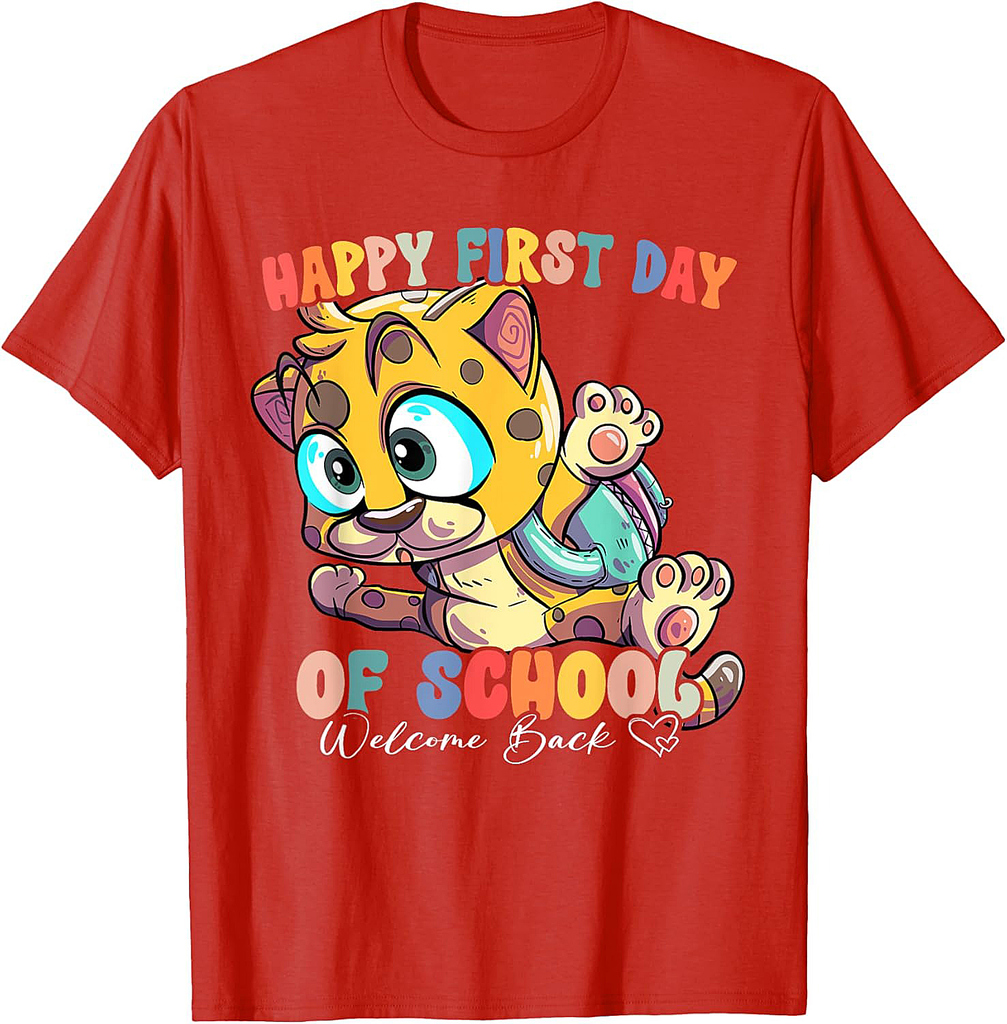 Back To School Vibes Happy First Day Of School T-Shirt