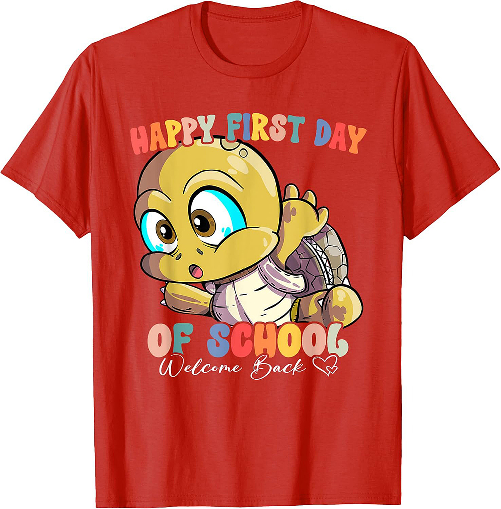 Back To School Vibes Happy First Day Of School T-Shirt