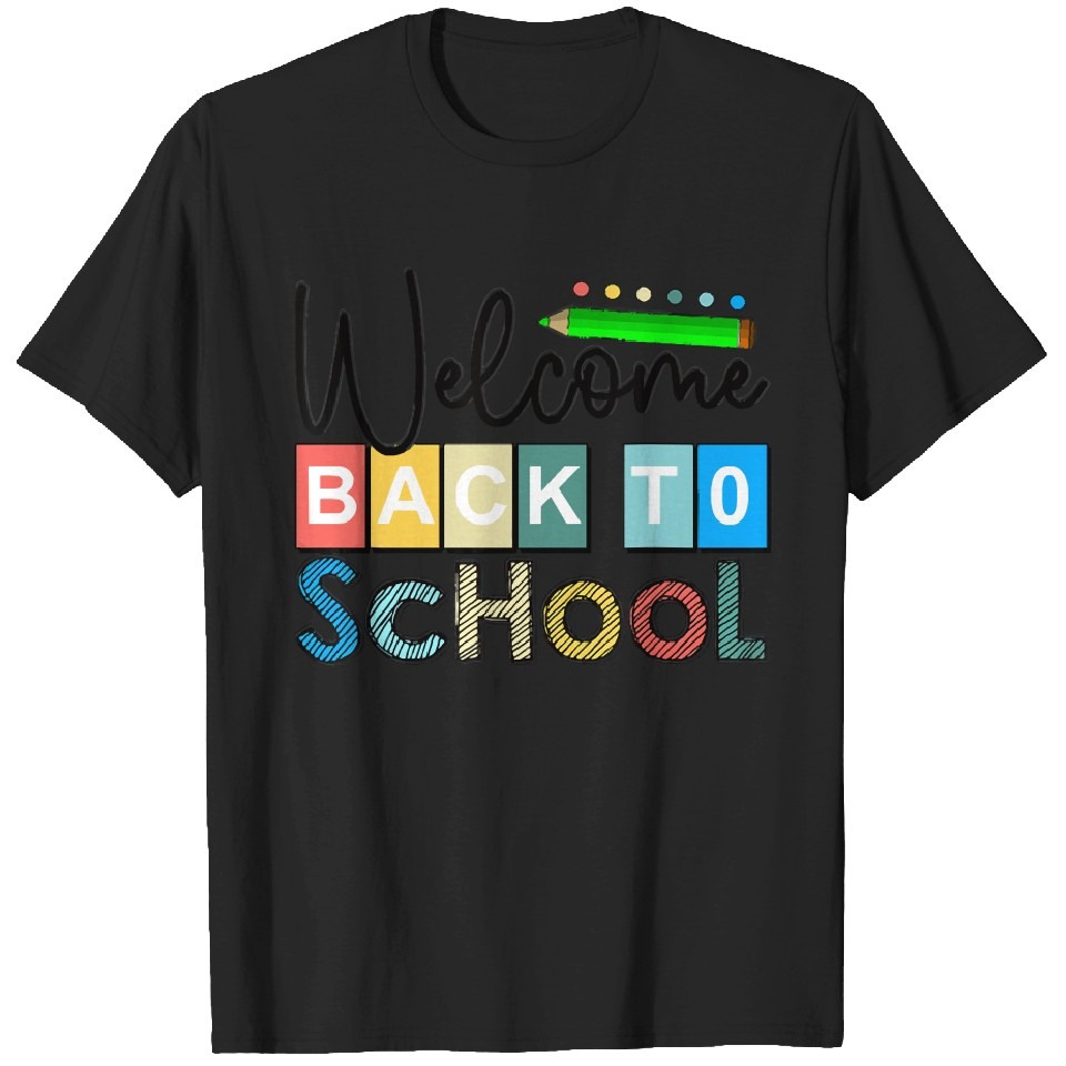 Back To School Welcome Back To School Day T-Shirts Heavyweight T-shirt Men