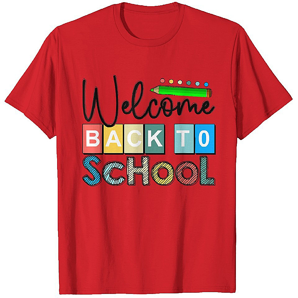 Back To School Welcome Back To School Day T-Shirts Heavyweight T-shirt Men