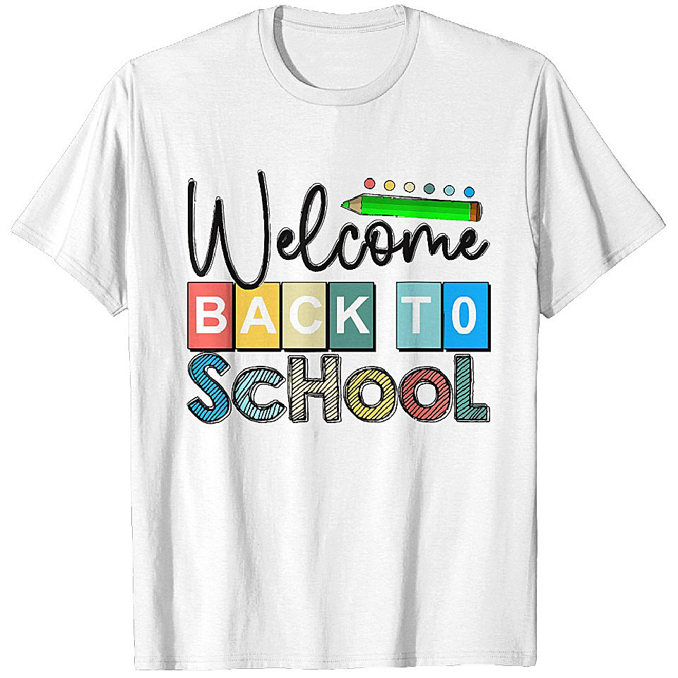 Back To School Welcome Back To School Day T-Shirts Heavyweight T-shirt Men