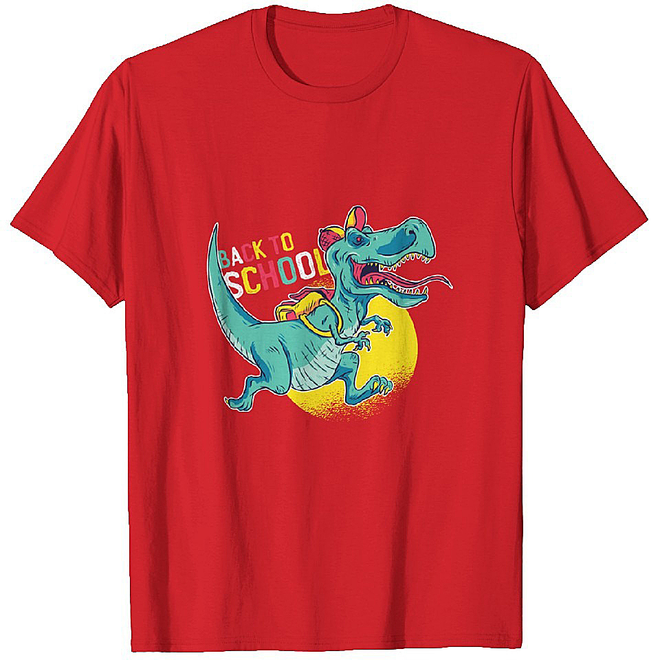 Back to School Back to School Dino gift T-Shirts Heavyweight T-shirt Men