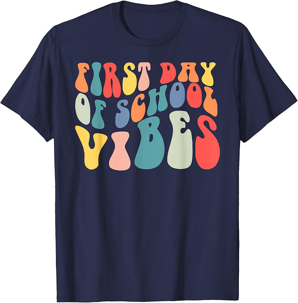 Back to School Teacher Student First Day T-Shirt - Funny School Squad Tee