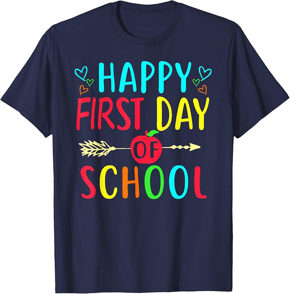 Back to School Teacher Student First Day T-Shirt