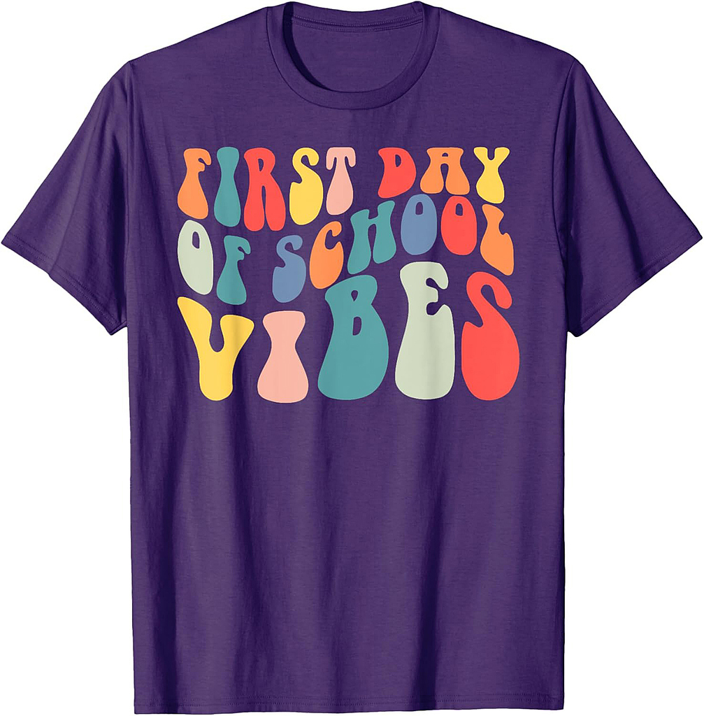 Back to School Teacher Student First Day T-Shirt - Funny School Squad Tee