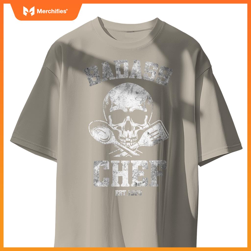 Badass Chef Est. 1965 Funny Cook T-Shirt