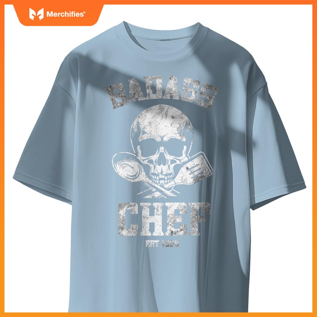 Badass Chef Est. 1966 Funny Cook T-Shirt