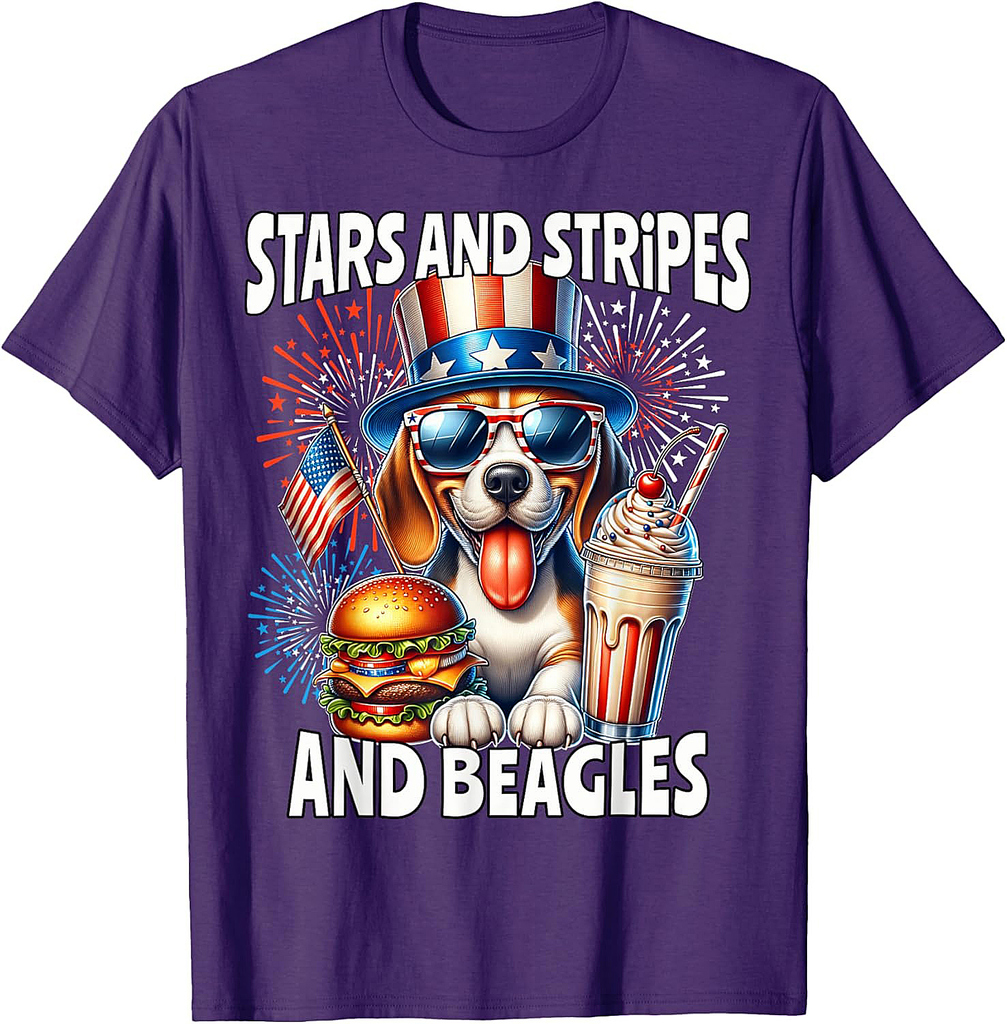 Beagle July 4th Of July Beagle T-Shirt