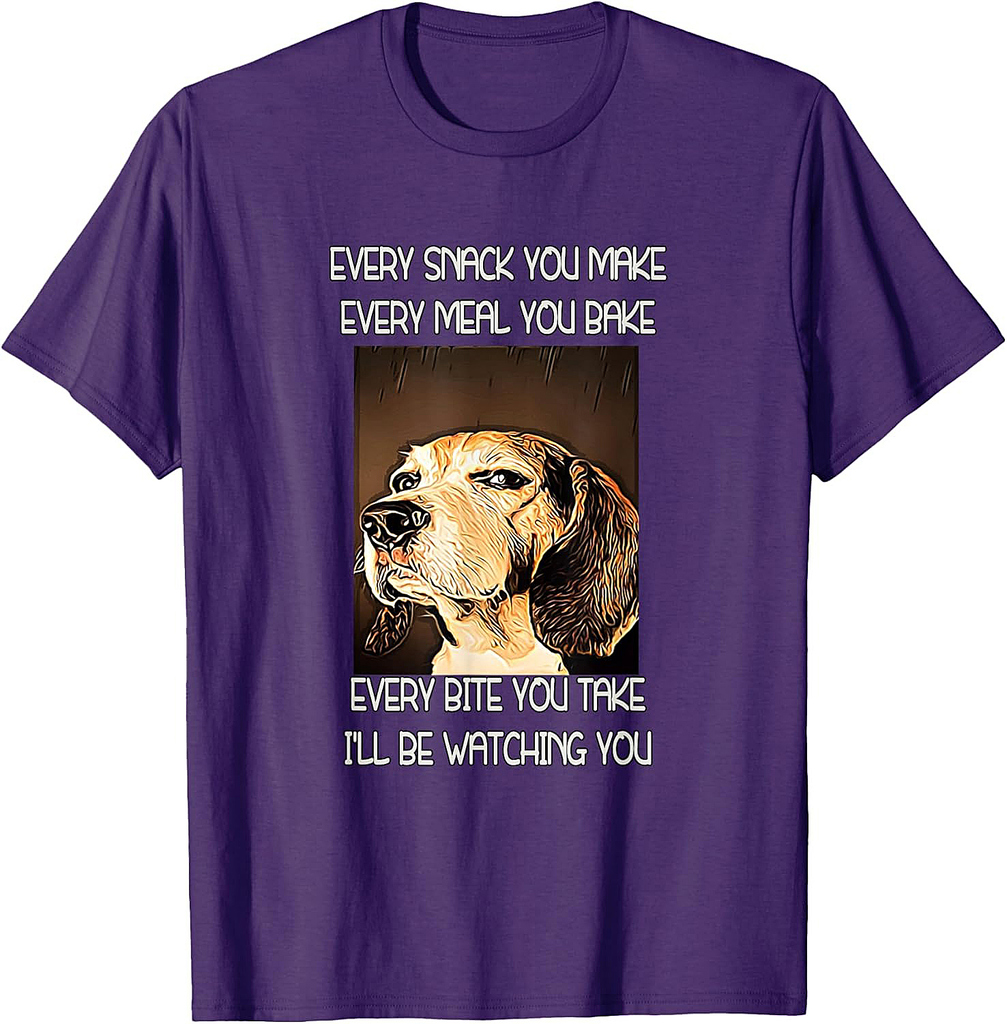 Beagles T Shirt "I will be watching you" T-Shirt