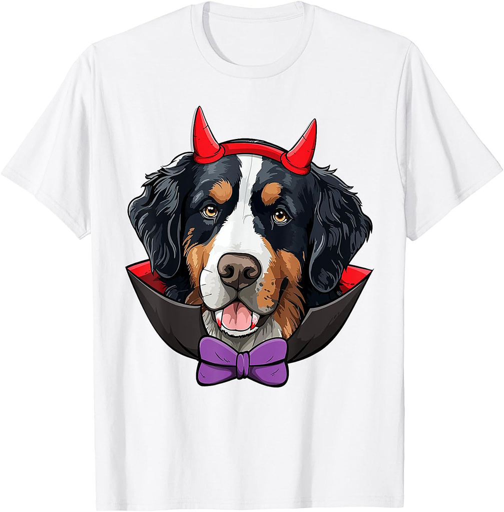 Bernese Mountain Dog Vampire Halloween Costume T-Shirt