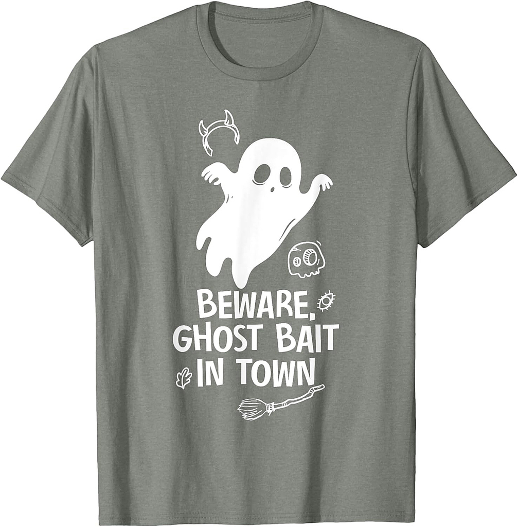 Beware Ghost Bait In Town Spooky Halloween T-Shirt