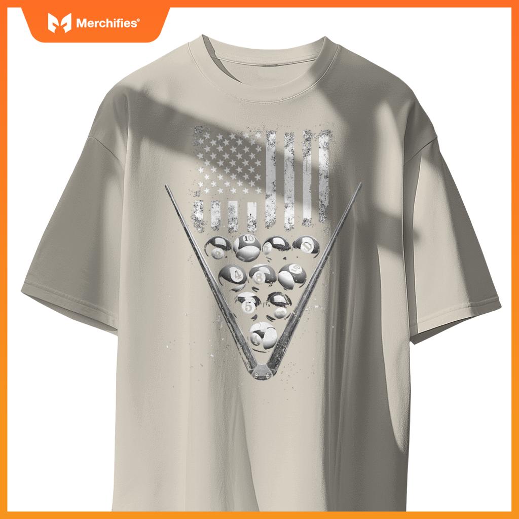 Billiards Patriotic T-Shirt