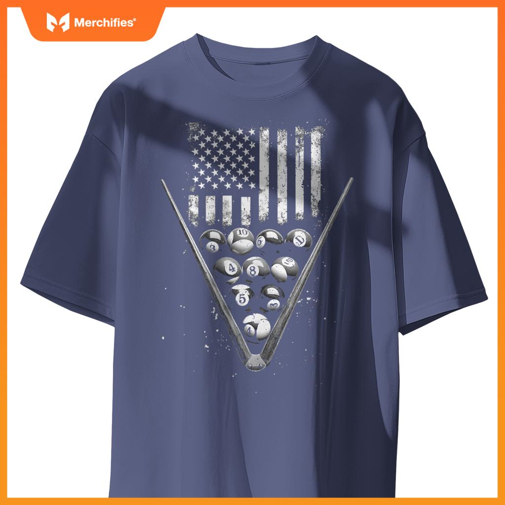 Billiards Patriotic T-Shirt