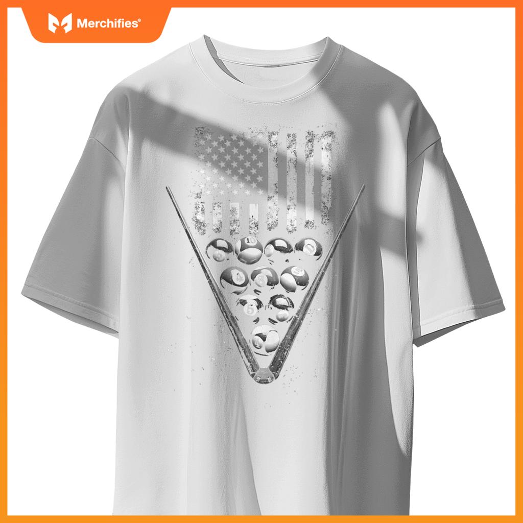 Billiards Patriotic T-Shirt