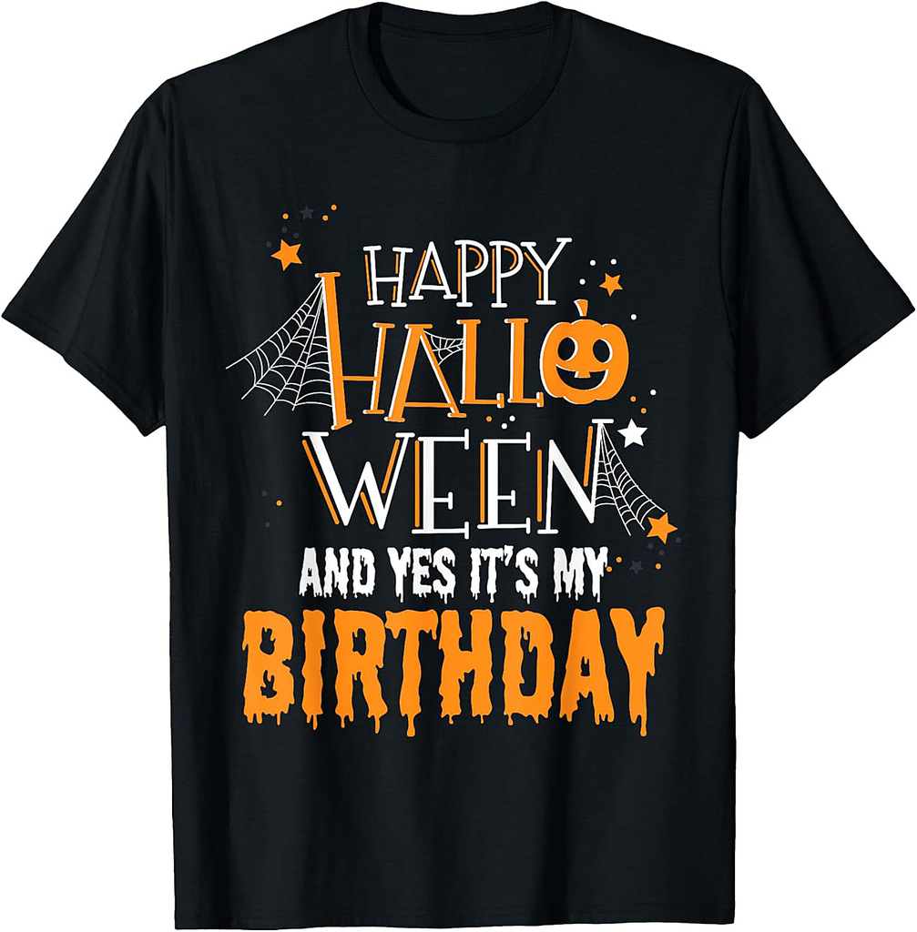 Birthday Halloween - Halloween Birthday Gifts T-Shirt