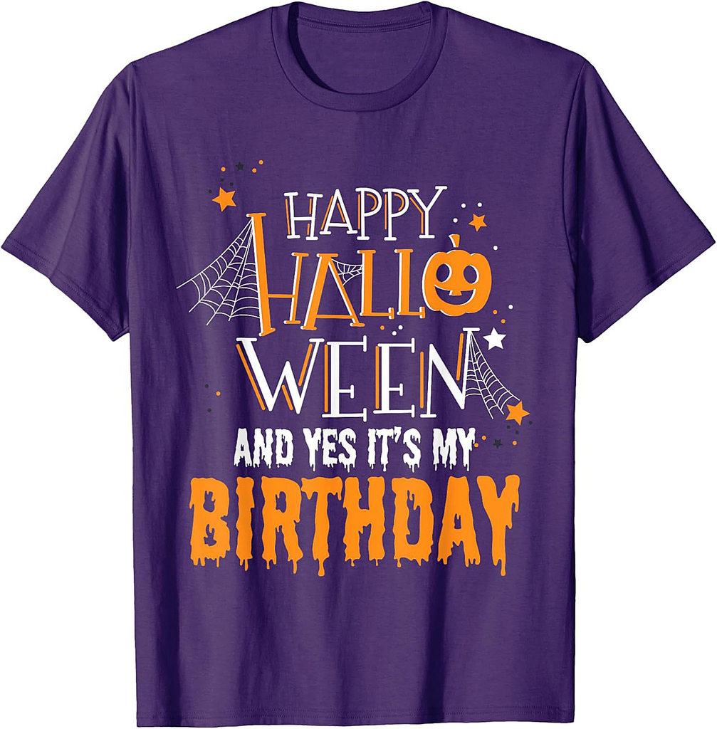 Birthday Halloween - Halloween Birthday Gifts T-Shirt