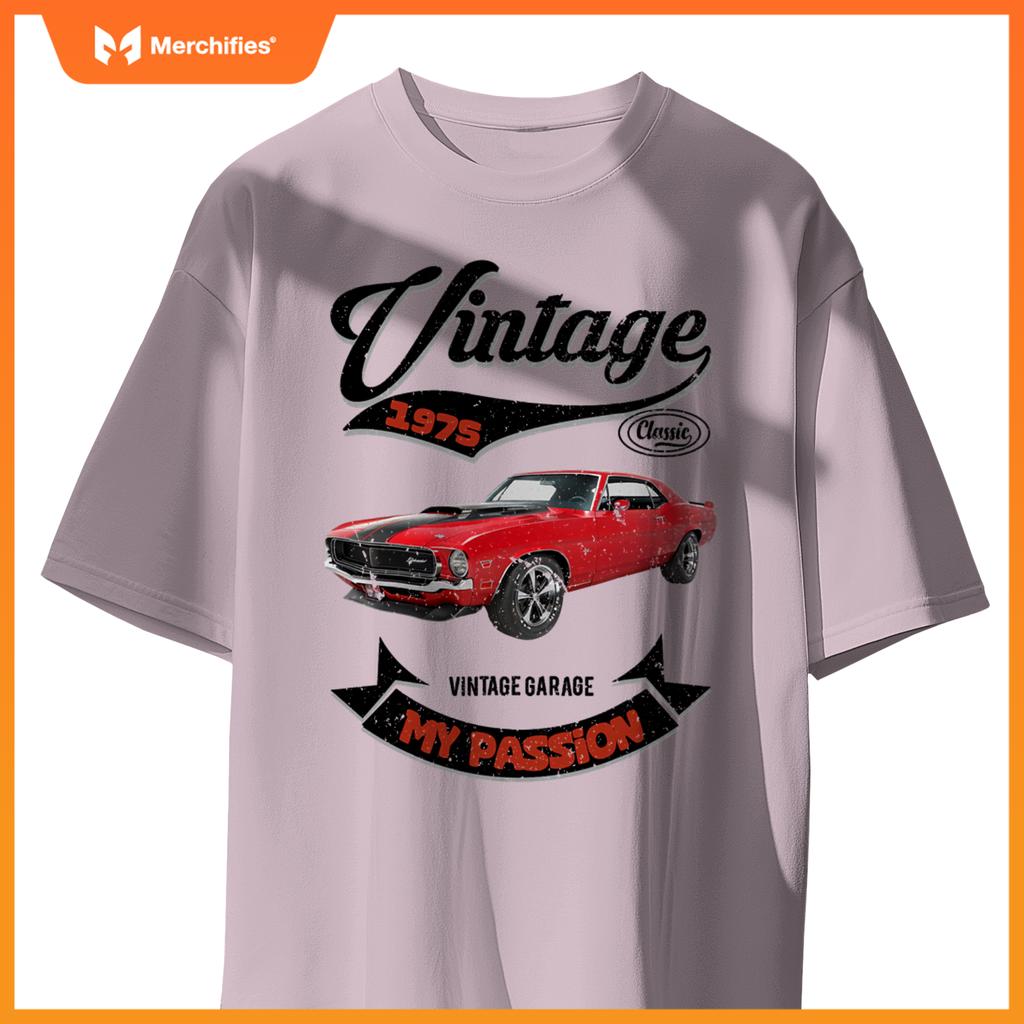 Birthday Man Gift Passion Muscle Car Since 1975 T-Shirt