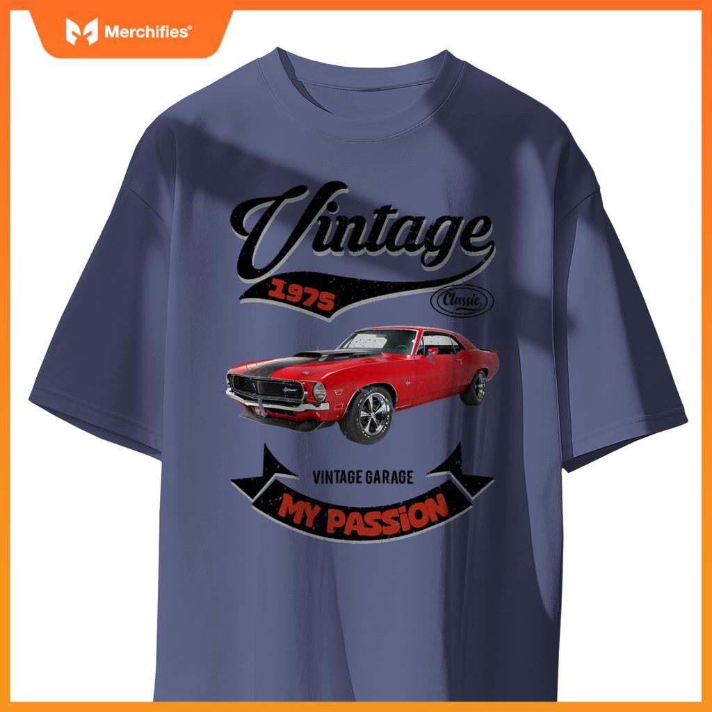 Birthday Man Gift Passion Muscle Car Since 1975 T-Shirt