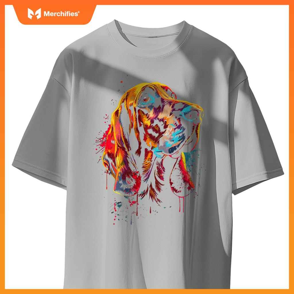 Bloodhound Dog Artwork T-Shirt