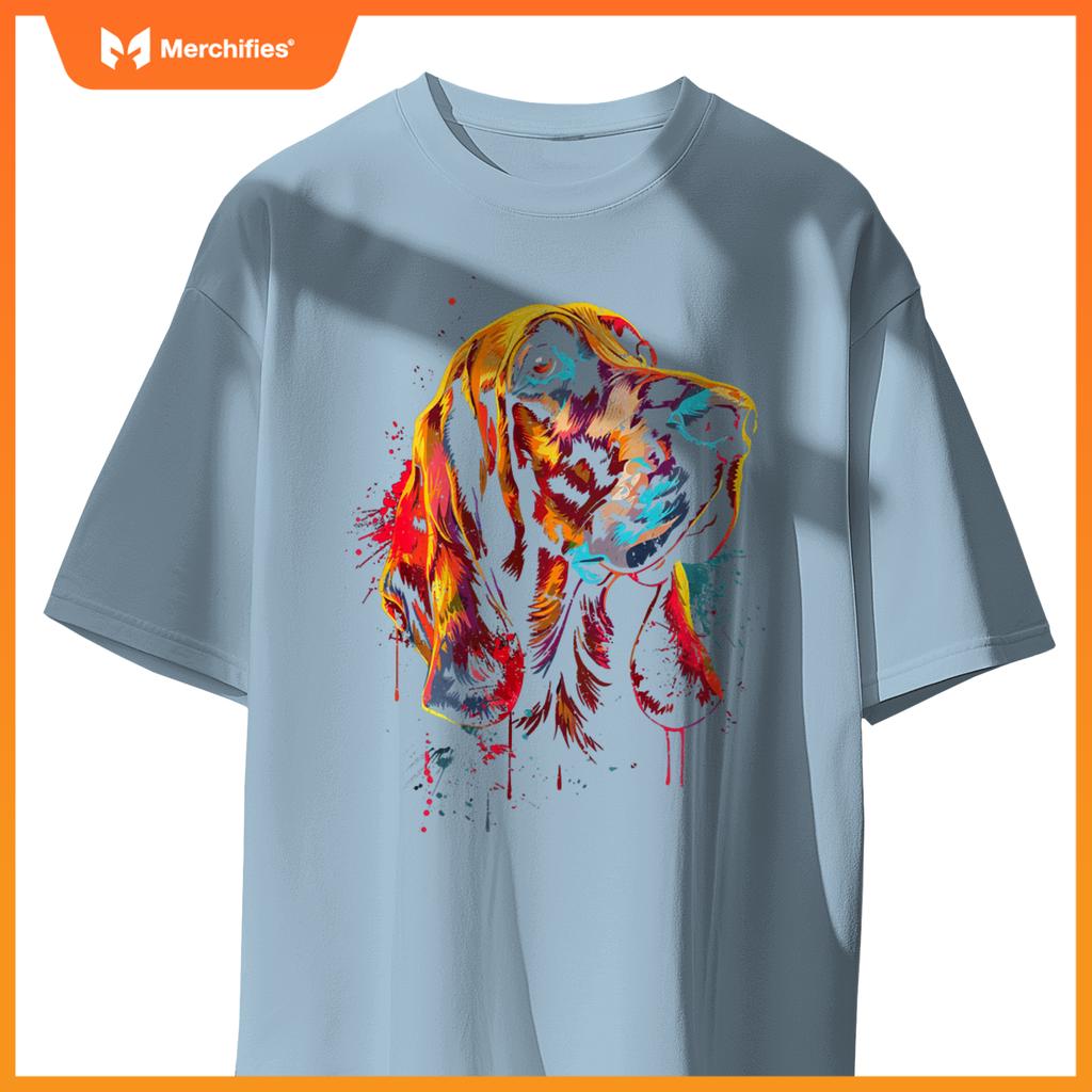 Bloodhound Dog Artwork T-Shirt